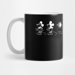 Cartoon Figure Vintage Patent Drawing Mug